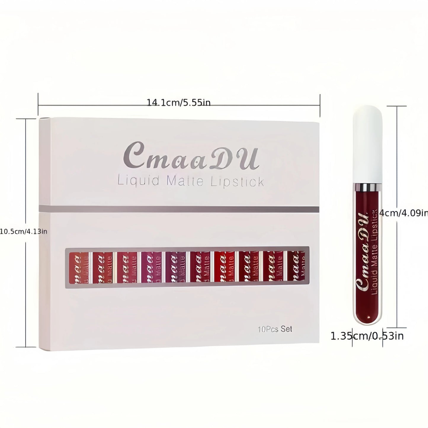 10Pcs/set Liquid Matte Set Long Lasting Lipstick 24 hour Waterproof Lip Gloss