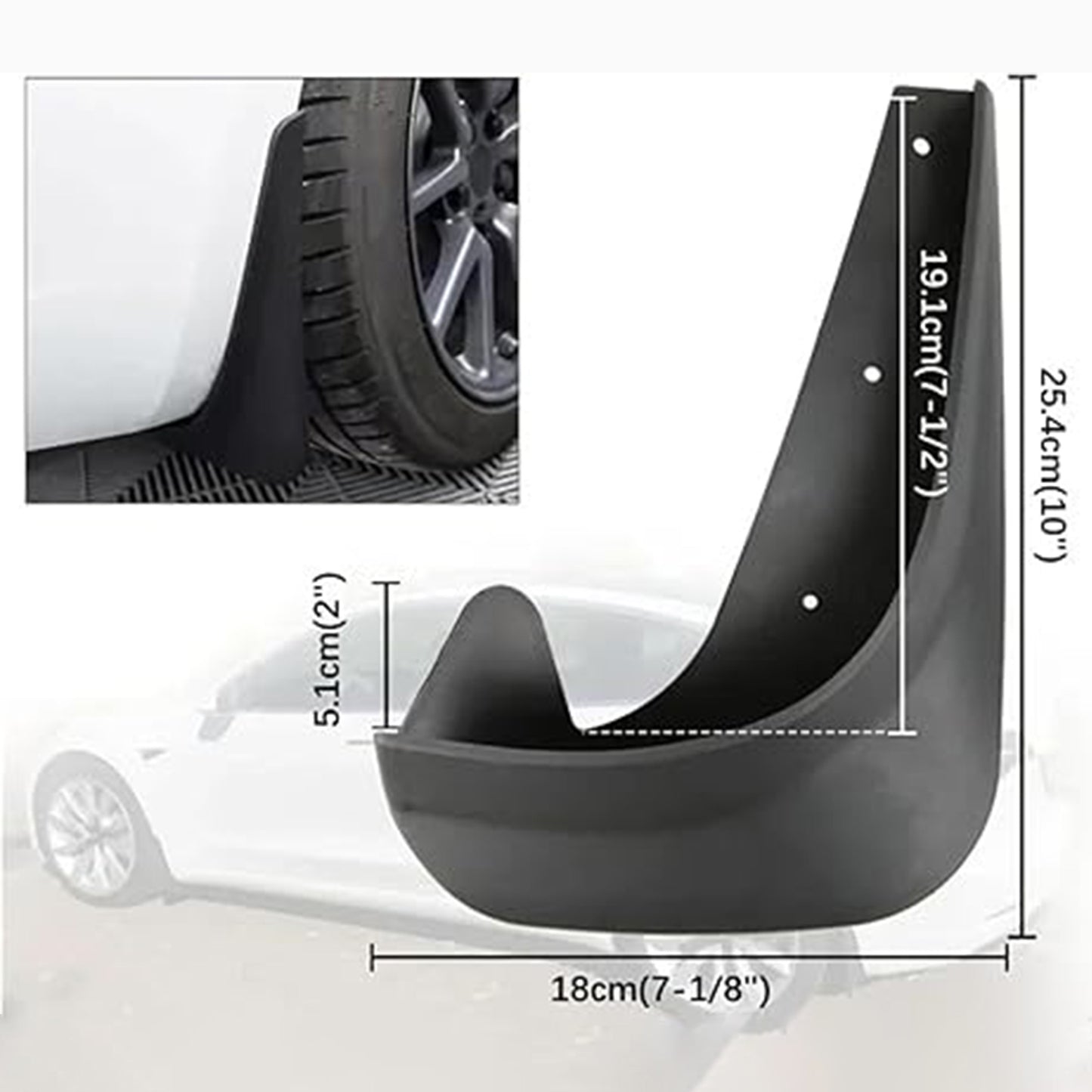 4Pcs/Set Premium Car Mud Flaps Universal
