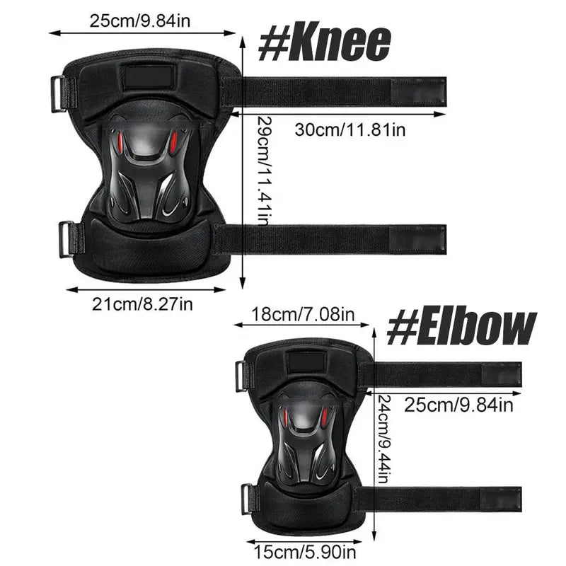1 Pair Sports Knee Pads - Duty Protective Gear for Cycling, Skateboarding & Outdoor Activities