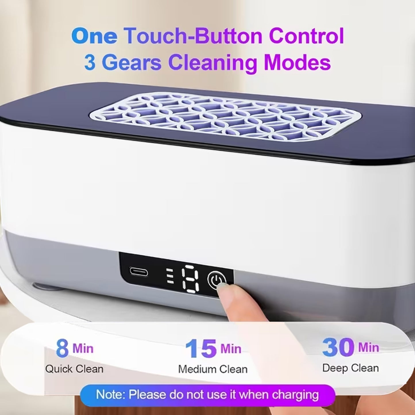 USB Rechargeable Multi-Function Jewelry and Watch Cleaner