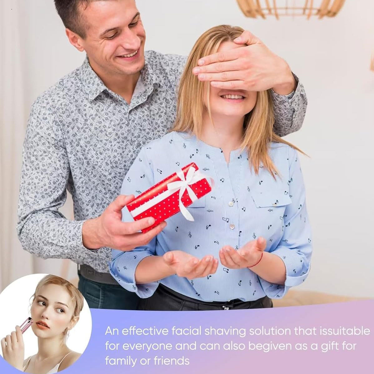 Flawless Touch Electric Eyebrow Razor for Women - Instant, Painless Hair Remover with Built-in LED Light