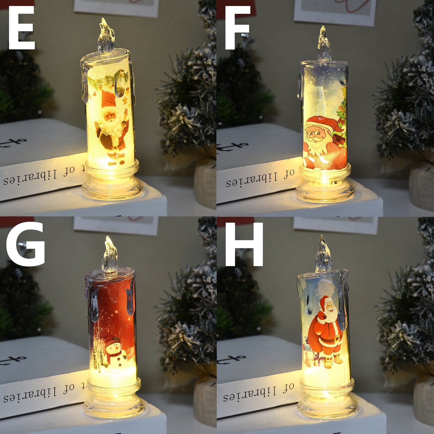 Flameless LED Christmas Candle Lights - An Elegant & Safe Holiday Decor