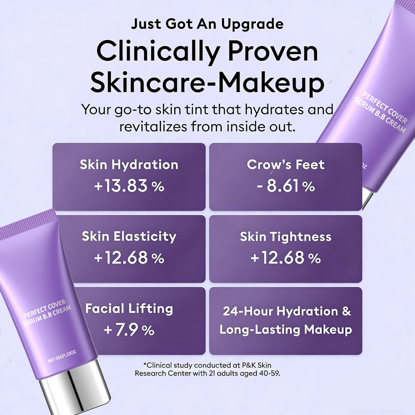 Perfect Cover Serum BB Cream - All-in-One Foundation with Natural, Luminous Finish