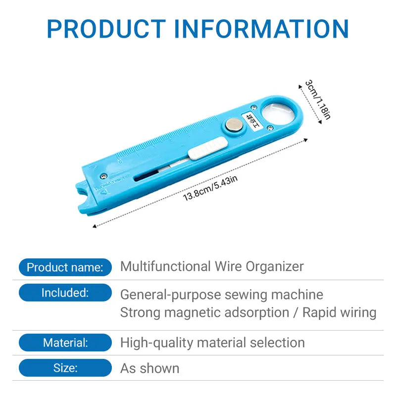 2PCS 4-in-1 Sewing Threader Tool with Seam Ripper