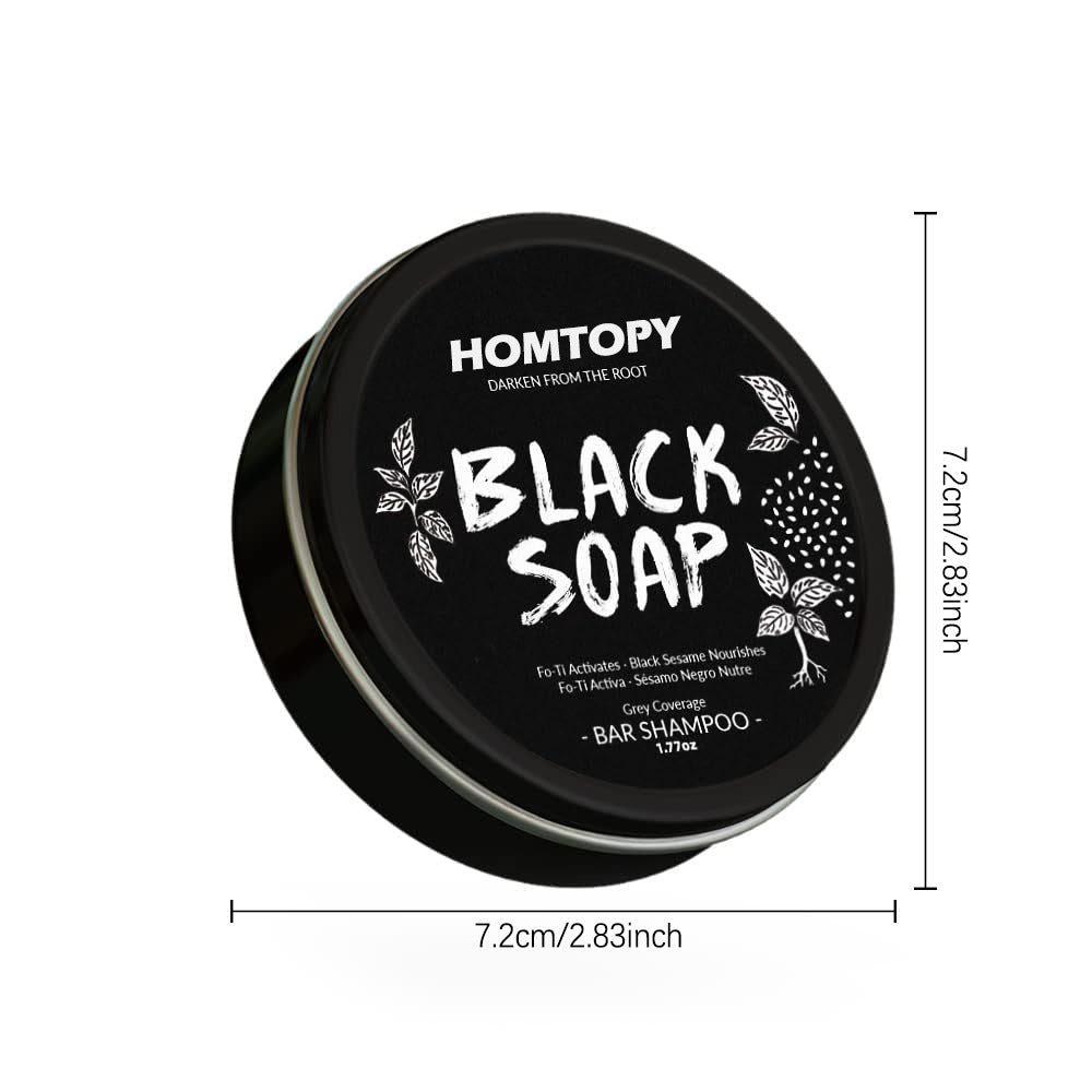 Gray Hair Reverse Bar Soap,Natural Gray Coverage for All Hair Types