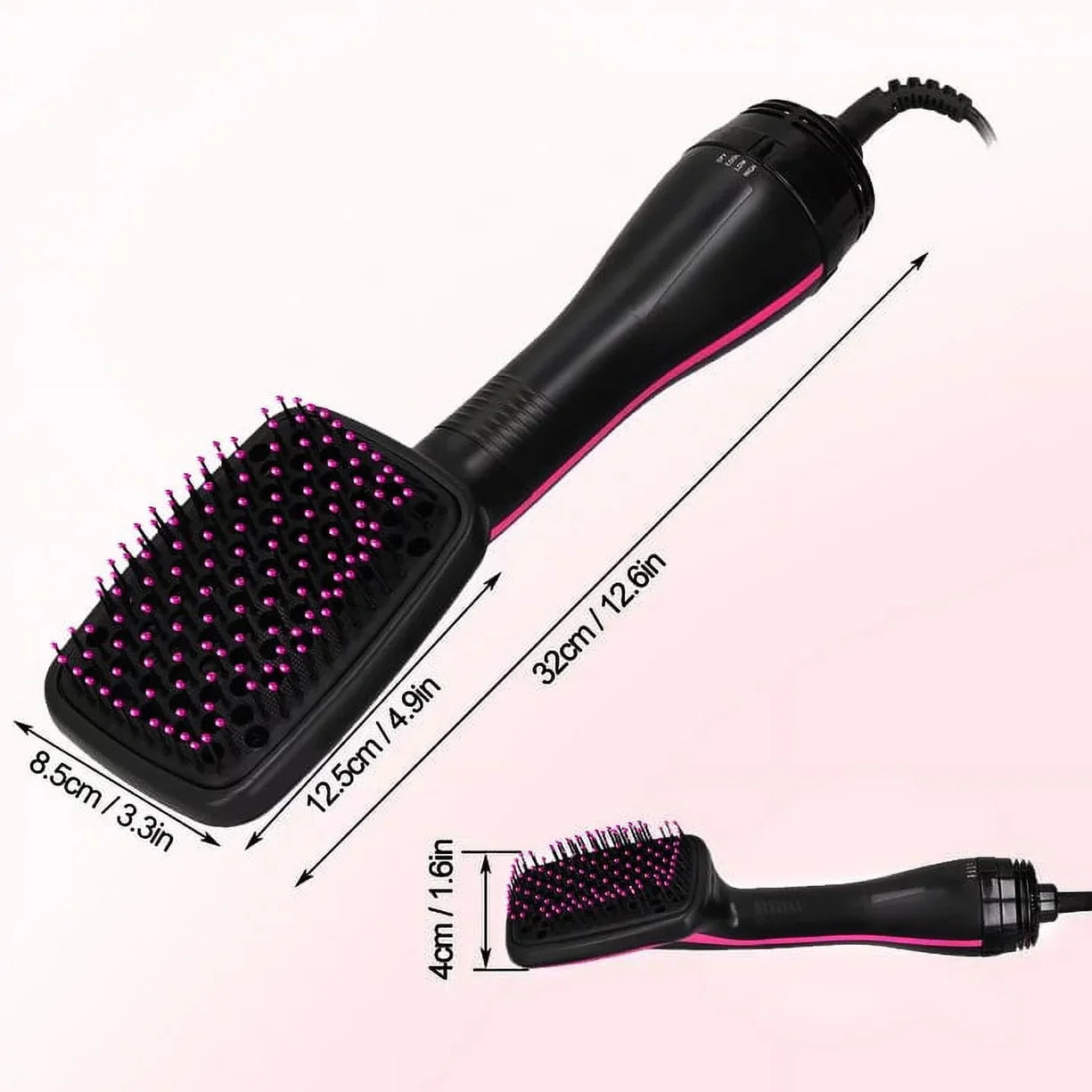 All-in-One Detangling and Straightener Brush for Salon