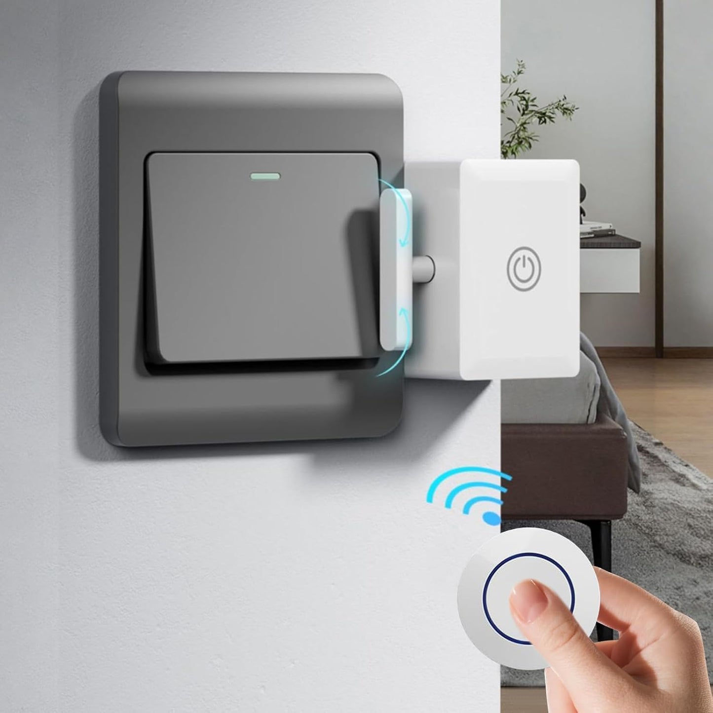 Automatic Wireless Control Light Switch Off Tool Set