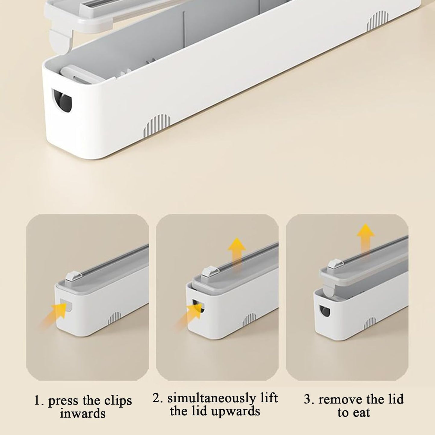 Magnetic Wrap Dispenser with Slide Cutter