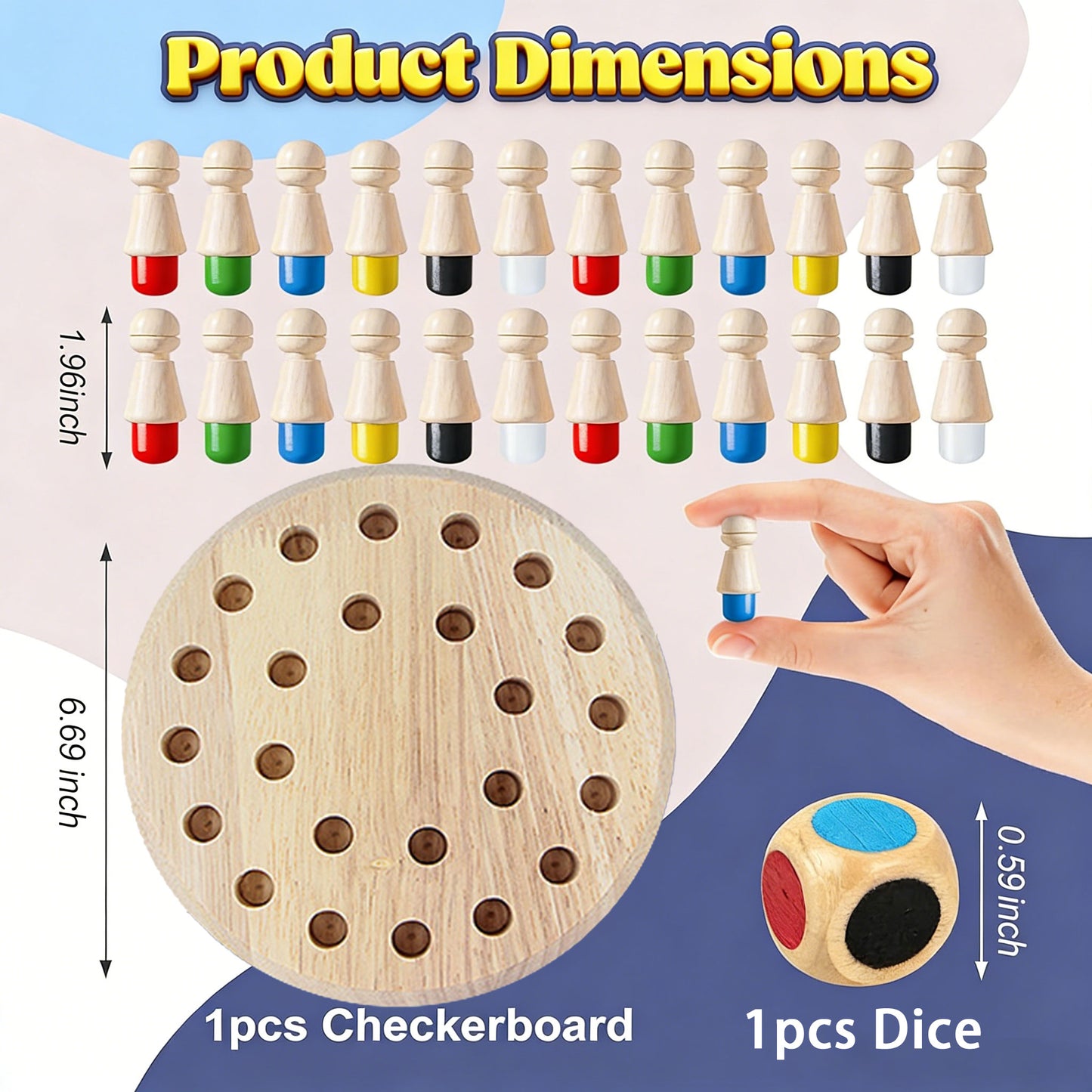 Wooden Memory Chess