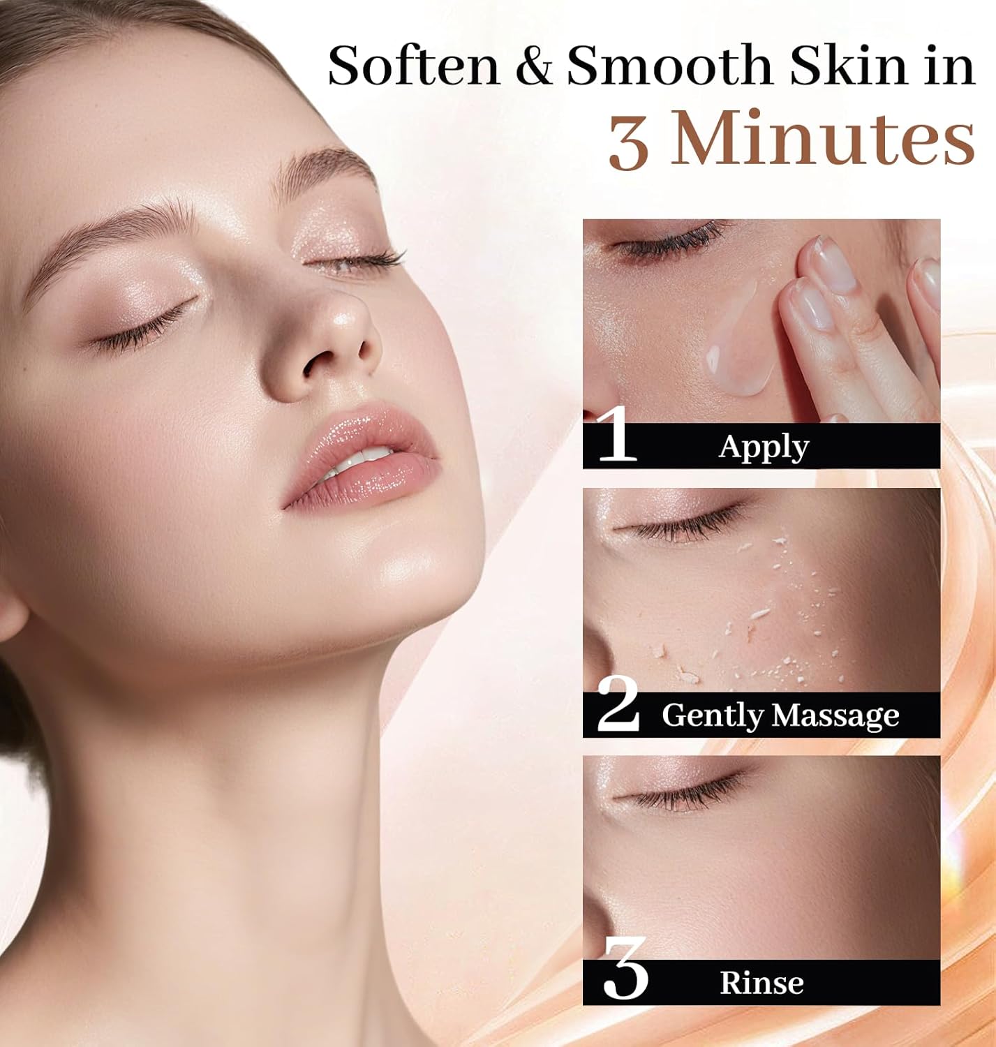Rice & Black Rice Serum Set - Exfoliating Glass Skin Facial Essence