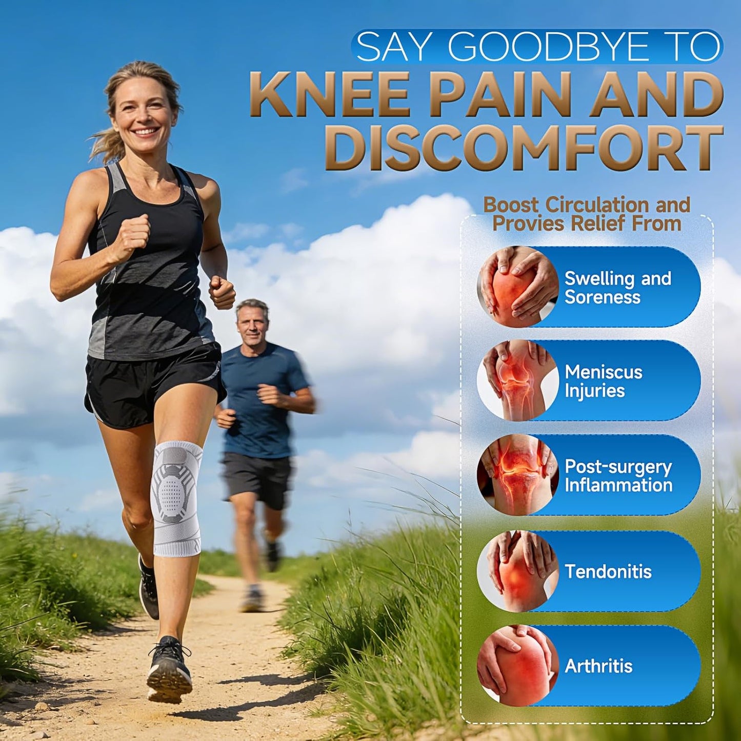 Basketball Sports Knee Pads Running Protection Gear