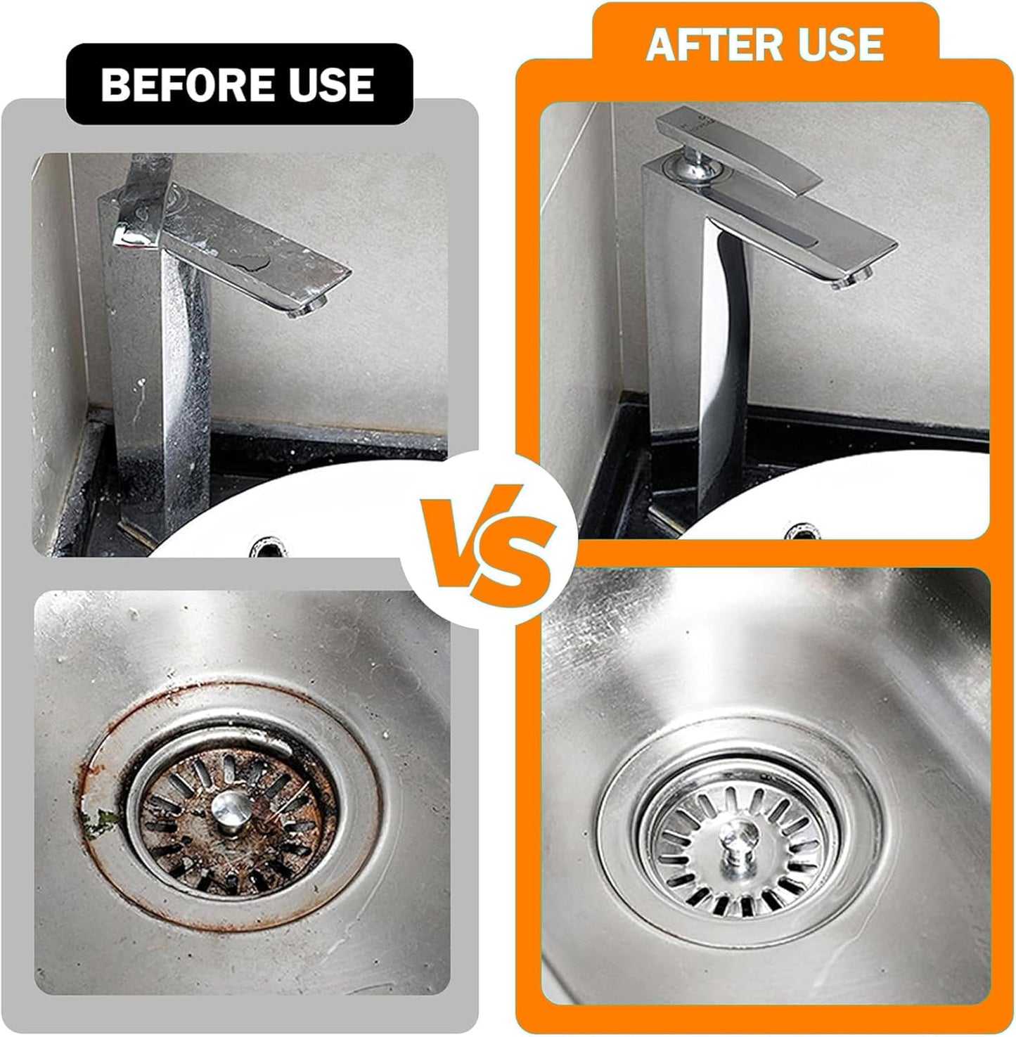 5pcs Hard-bristled Crevice Cleaning Brush for Household Use