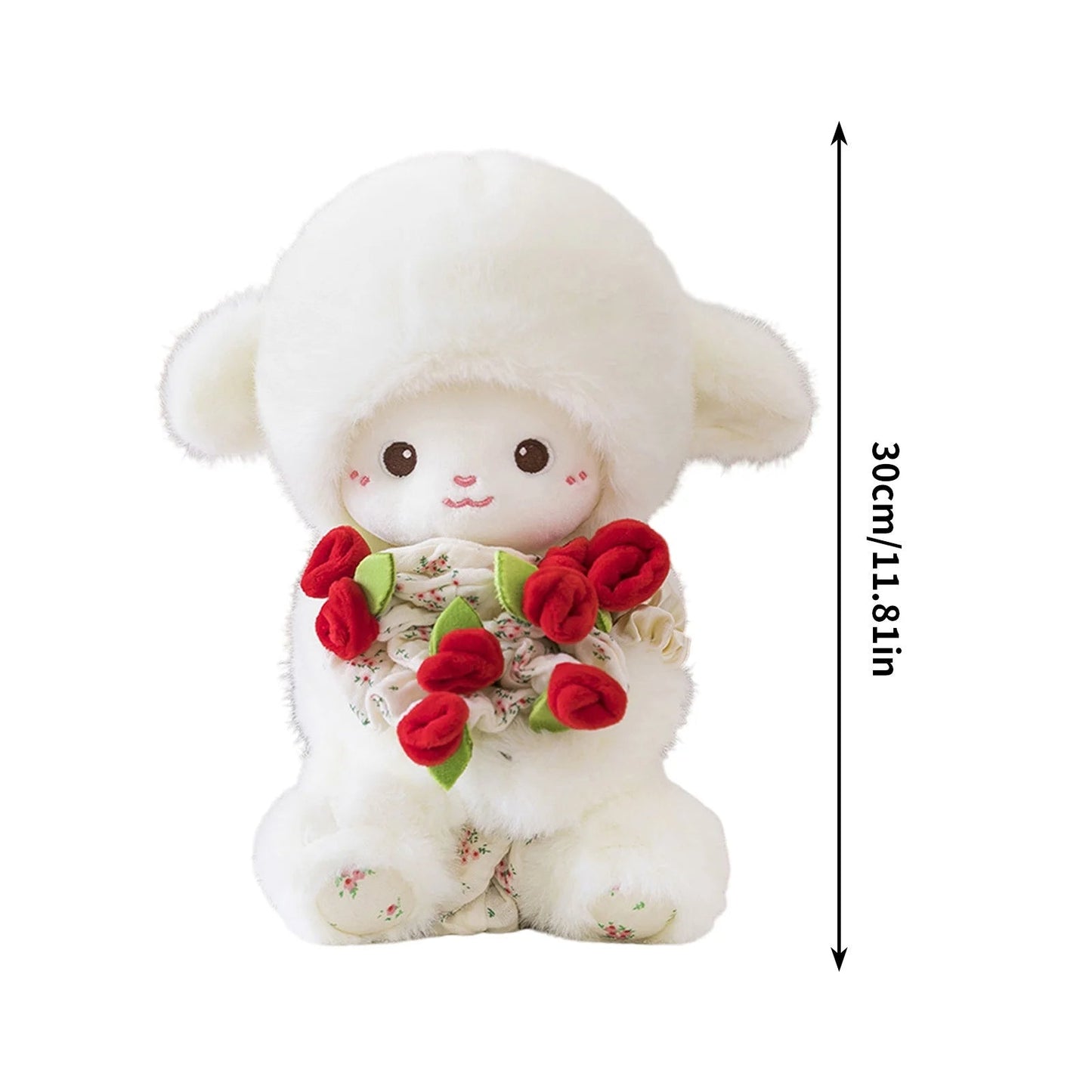 Cute Rose Bouquet Lamb Doll🌹🐑