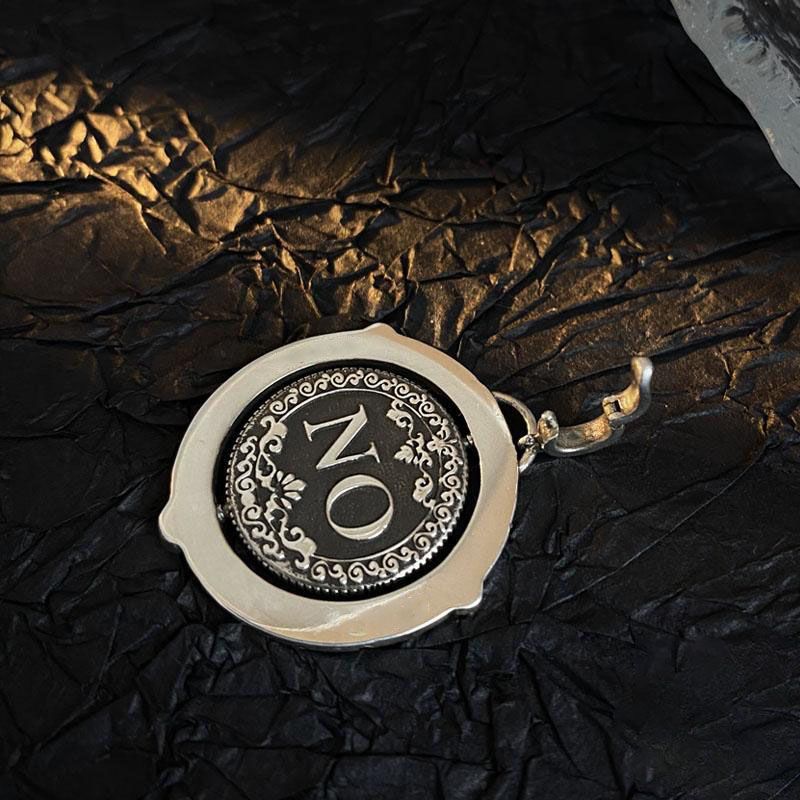 YES or NO The Decision Coin Necklace, Decision Maker Coin Divination Necklace