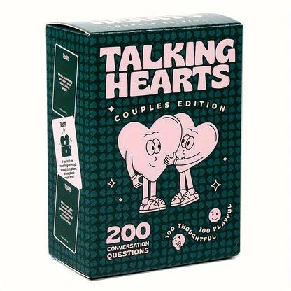 Talking Hearts Conversation Cards for Date Nights & Travel Adventures