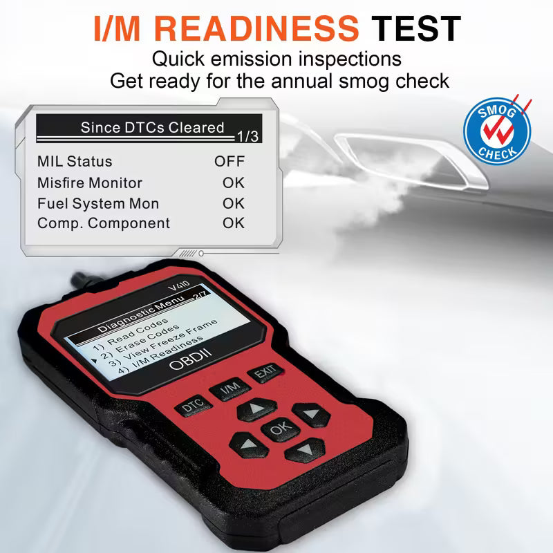 Advanced OBD II Scanner Car Engine Fault Code Reader CAN Diagnostic Scan Tool