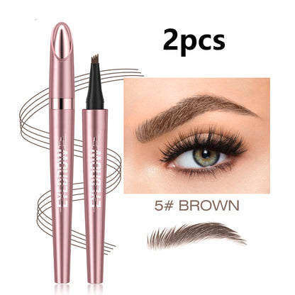 2Pcs/set Waterproof Microblading Eyebrow Pencil
