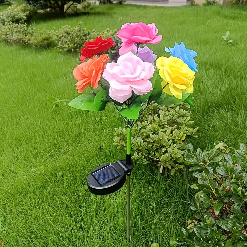 7-head Solar Waterproof Garden Lights for Outside