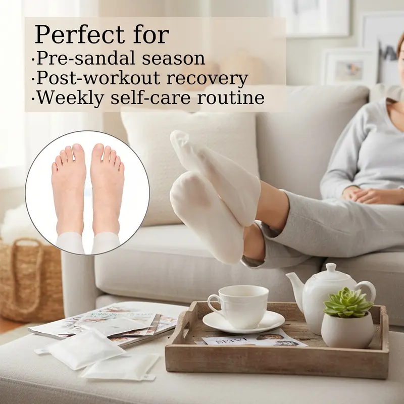 Avocado & Niacinamide Hand & Foot Masks: Hydrating, Moisturizing, Exfoliating, and Brightening