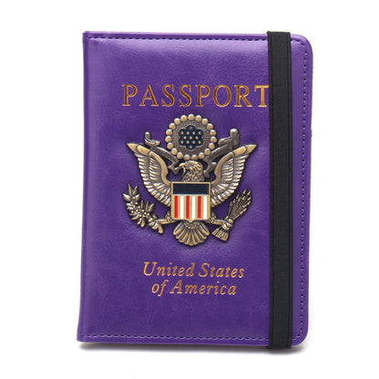 Leather Passport Holder for Travel Passport Cover Passport Wallet Case