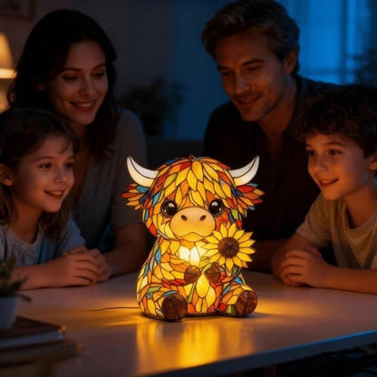 Creative Highland Cow LED Night Light