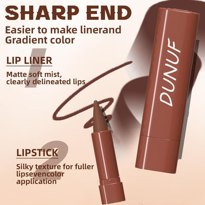 9 Pcs Matte Long-Lasting Waterproof Lip Liner & Lipstick Set