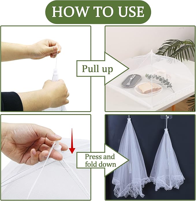 Foldable Anti-Fly Food Cover
