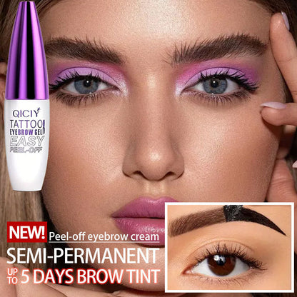 4Pcs Easy Tatoo Eyebrow Gel Peel off - Semi-Permanent Tattoo Eyebrow Tint Kit Waterproof Long  Reviewed by 52,150+ customers