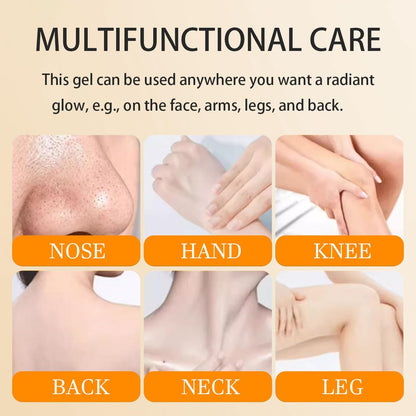 Orange Exfoliating Gel, Moisturizer Face Body Scrub Gel