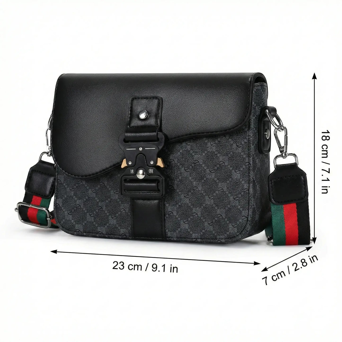 Flap-top stylish business shoulder bag