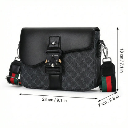 Flap-top stylish business shoulder bag