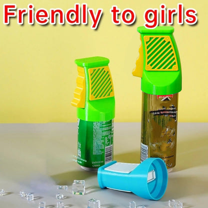 3D Printed Beverage Can Opener - Fun & Durable Aluminum Tool For Easy Beer/Soda Tab Removal, Anti-Spill Design Safe