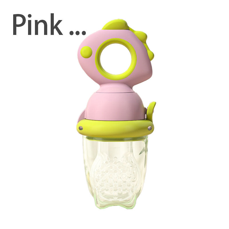 Baby Cute Silicone Food Feeder Pacifier with Handle
