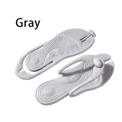 Foldable Non Slip Flip-Flop Travel Slippers - Lightweight EVA, Breathable, Waterproof, Shock-Absorbing Features for Unisex Adults