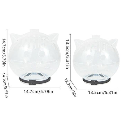 Cat Transparent Muzzle Breathable Face（2PCS）