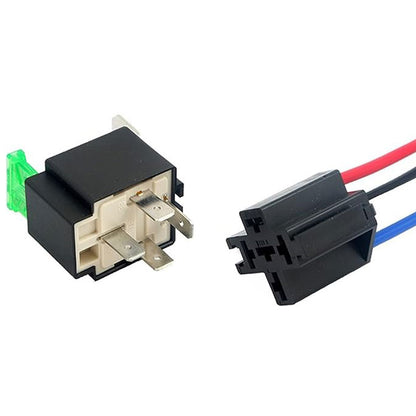 5Pcs 12V DC Car 30A Normally Open Fused Automotive Relay