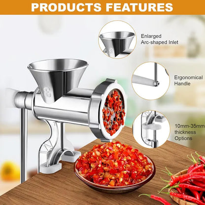 Meat Grinder Manual Mincer