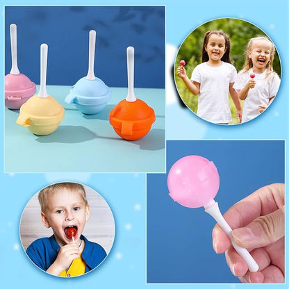 4PCS Silicone Lollipop Ice Cream Mold