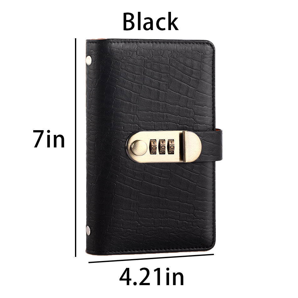 Dial Lock Money Goal Ledger - Paper Currency Stash Binder