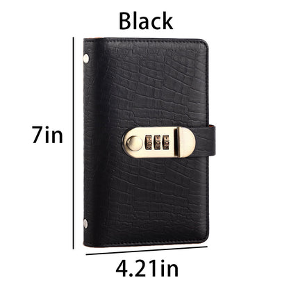 Dial Lock Money Goal Ledger - Paper Currency Stash Binder