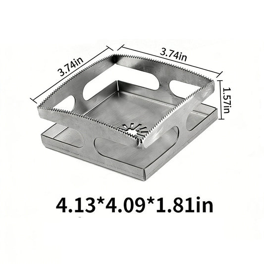Multi-Function Square Hole Punching - Stainless Steel Cutting Hole Punching Cutter for Hole Cutting, Woodworking