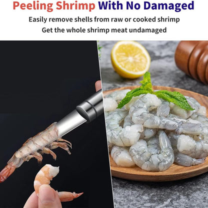 2PCS Shrimp Deveining Tool Stainless Steel
