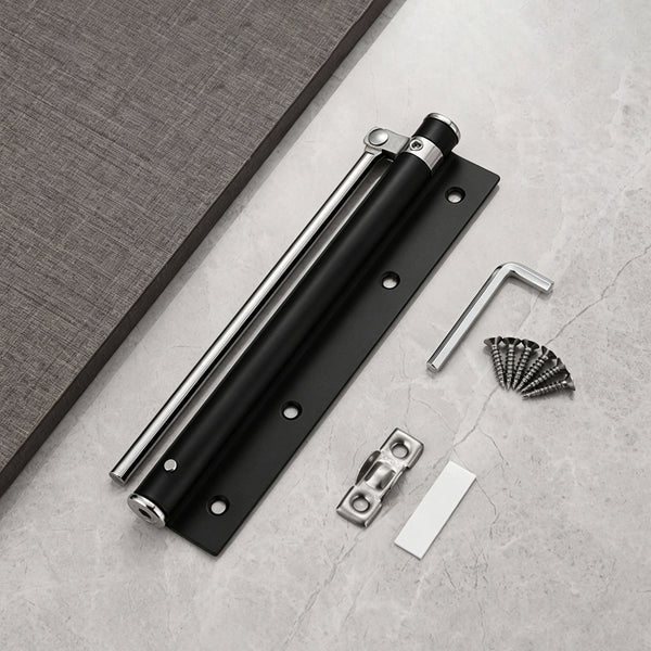 Adjustable stainless steel lightweight automatic door closer