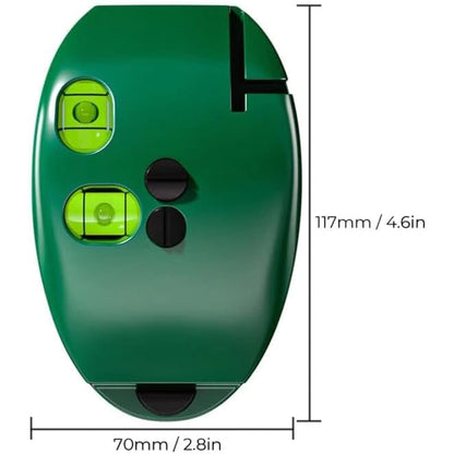 90 Degree Electronic Red Light Scale, Reds and Green Lights Level Positioning Light