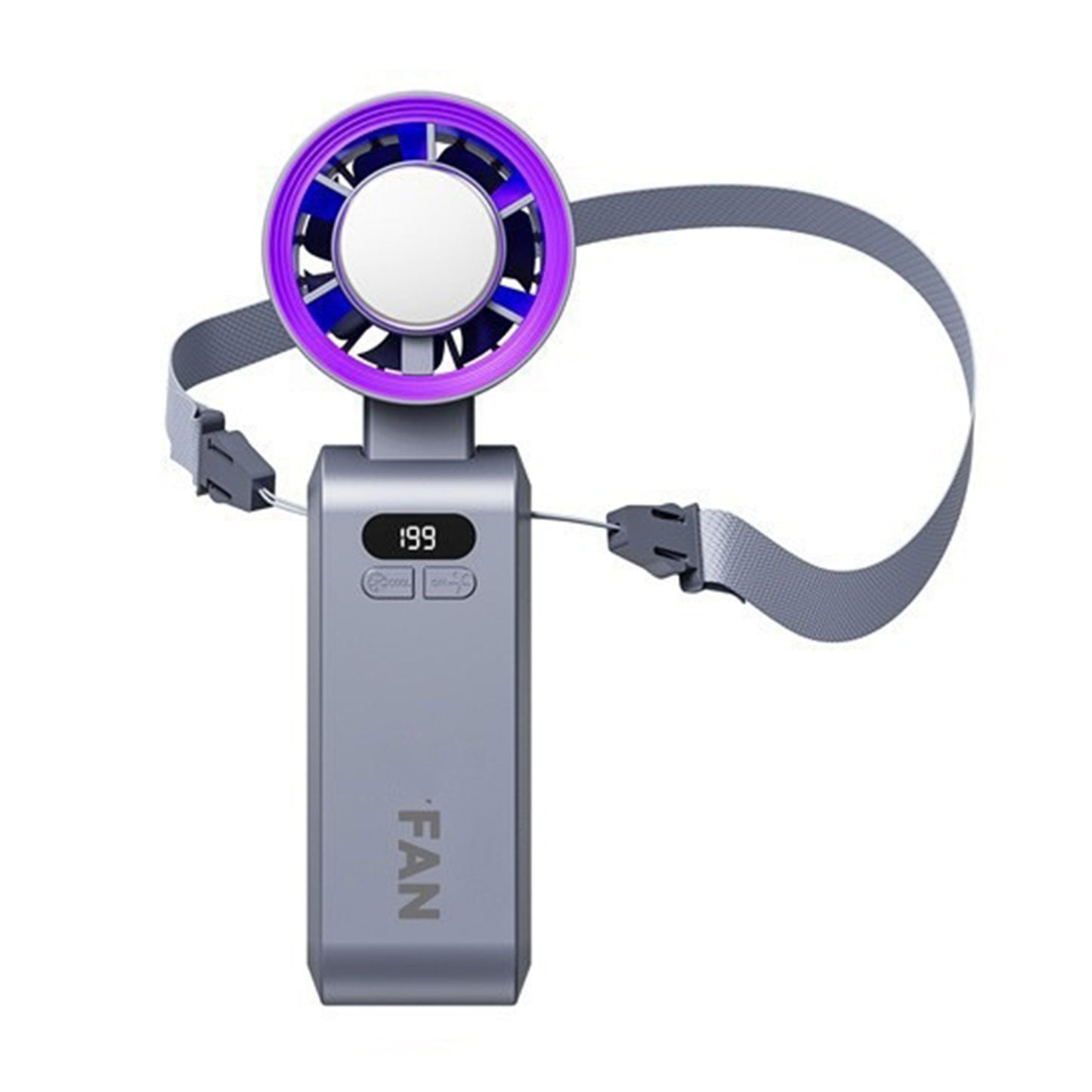 Handheld Portable Rechargeable Fan With Turbo Cooling