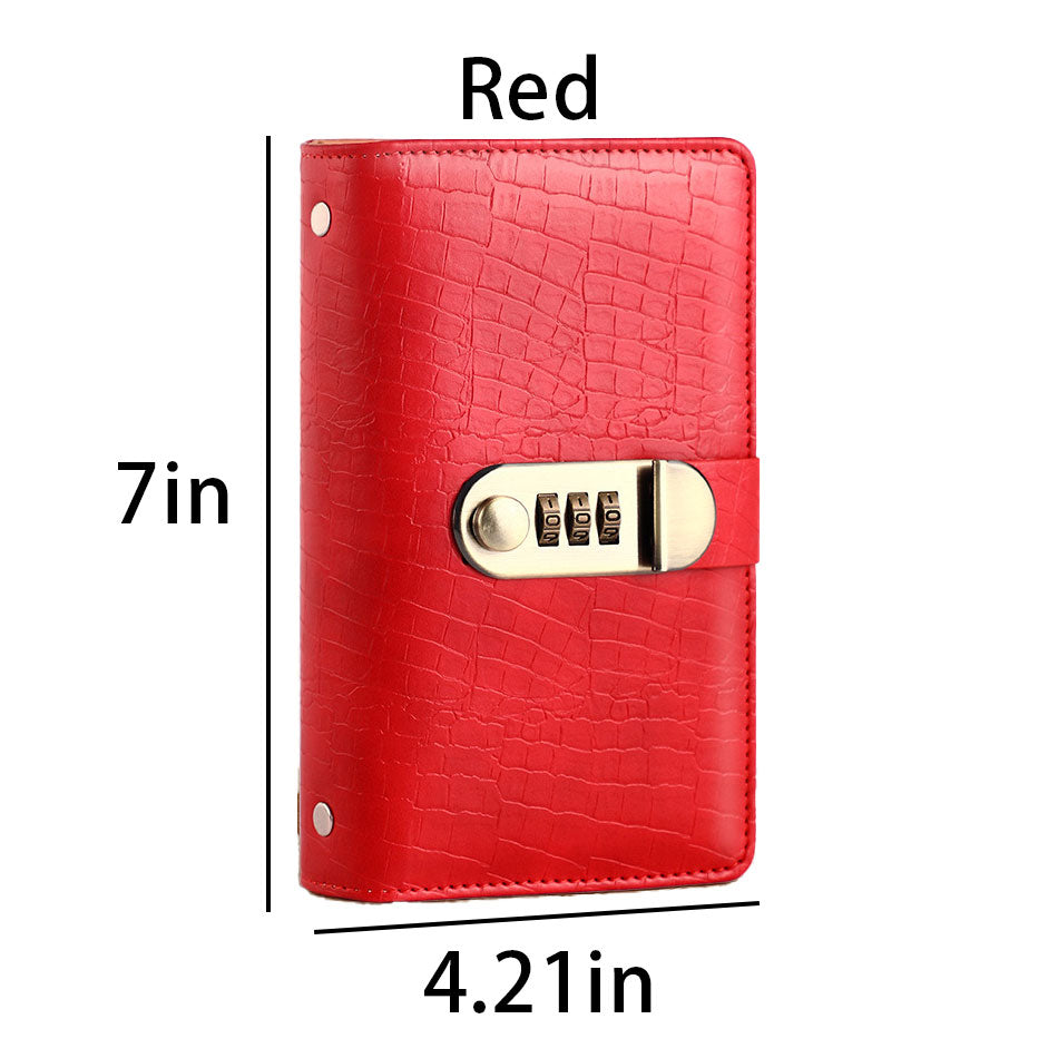 Dial Lock Money Goal Ledger - Paper Currency Stash Binder