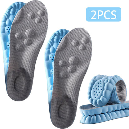 2 Pairs 4D Cloud Insoles for Men and Women