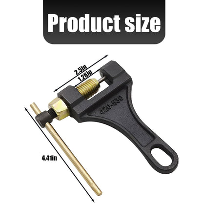 Chain Breaker #420-530, Heavy Duty Chain Breaker Riveting Tool