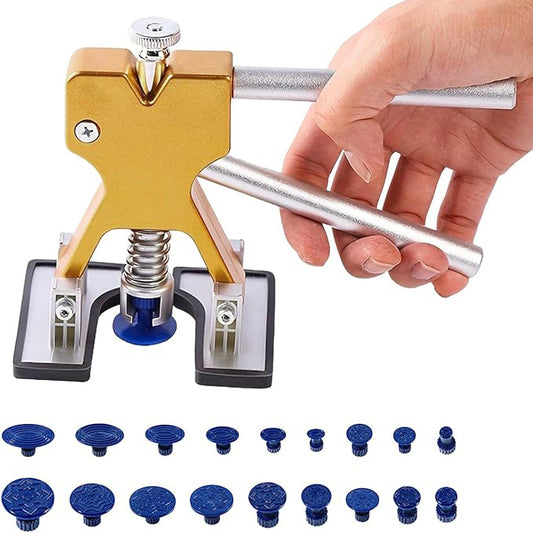 Auto Body Paintless Dent Removal Repair Tool Kit with 18pcs Pull Tabs
