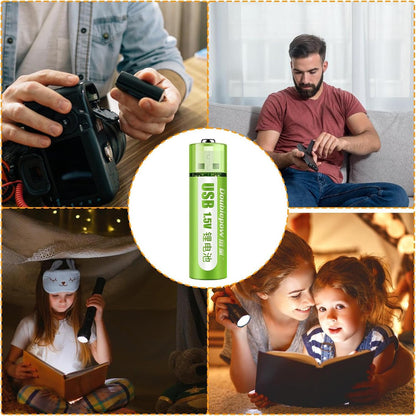 USB rechargeable li-ion battery